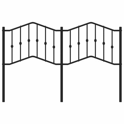 Testiera di Ricambio in Metallo Nero 150 cm