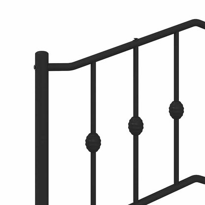 Testiera di Ricambio in Metallo Nero 150 cm