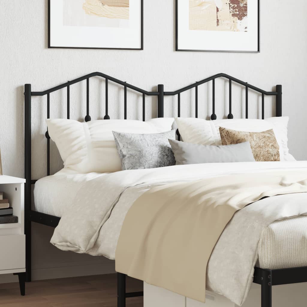 Testiera di Ricambio in Metallo Nero 150 cm