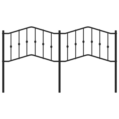 Testiera di Ricambio in Metallo Nero 160 cm