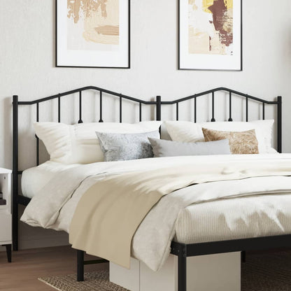 Testiera di Ricambio in Metallo Nero 160 cm