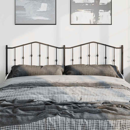 Testiera di Ricambio in Metallo Nero 180 cm