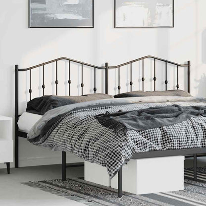Testiera di Ricambio in Metallo Nero 180 cm