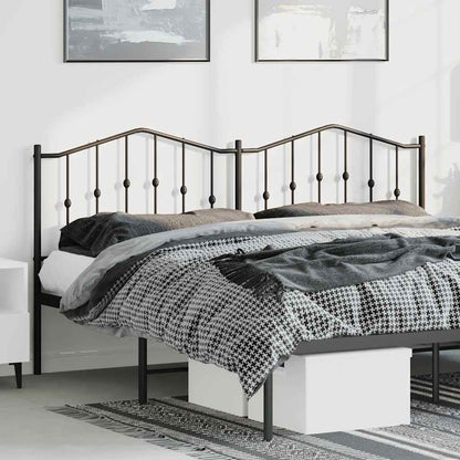 Testiera di Ricambio in Metallo Nero 193 cm