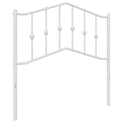 Testiera di Ricambio in Metallo Bianco 90 cm