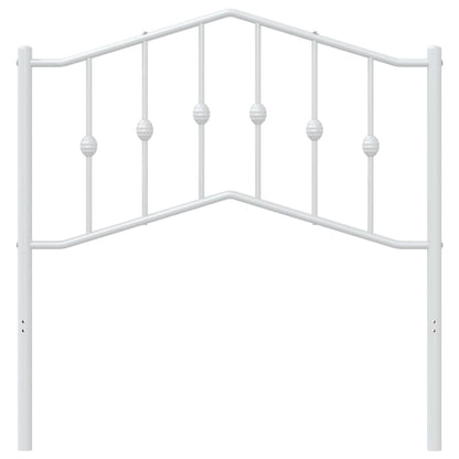 Testiera di Ricambio in Metallo Bianco 90 cm