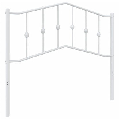 Testiera di Ricambio in Metallo Bianco 107 cm