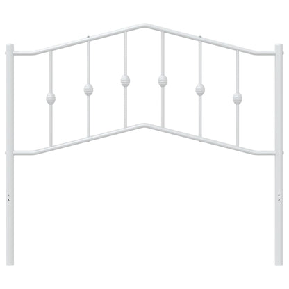 Testiera di Ricambio in Metallo Bianco 107 cm