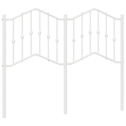 Testiera di Ricambio in Metallo Bianco 120 cm