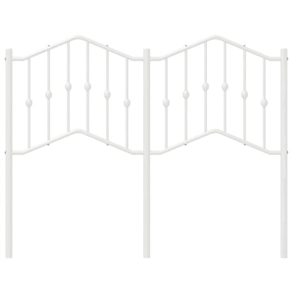 Testiera di Ricambio in Metallo Bianco 120 cm