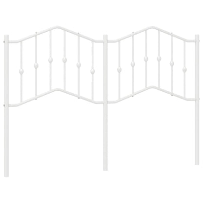Testiera di Ricambio in Metallo Bianco 135 cm