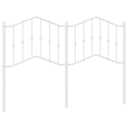 Testiera di Ricambio in Metallo Bianco 140 cm
