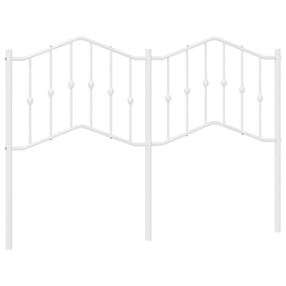 Testiera di Ricambio in Metallo Bianco 150 cm