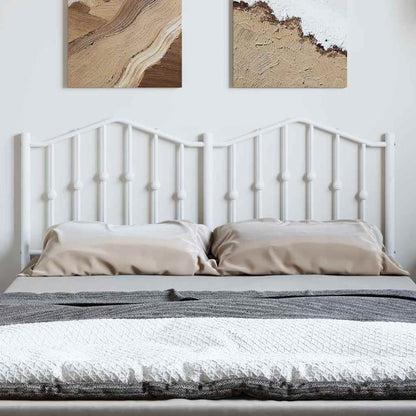 Testiera di Ricambio in Metallo Bianco 150 cm