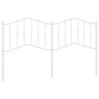 Testiera di Ricambio in Metallo Bianco 160 cm