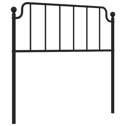 Testiera di Ricambio in Metallo Nero 100 cm