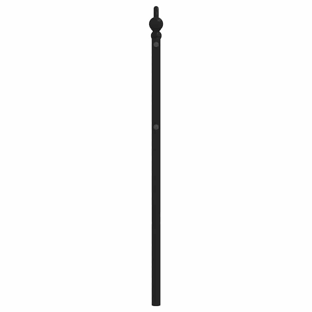 Testiera di Ricambio in Metallo Nero 100 cm