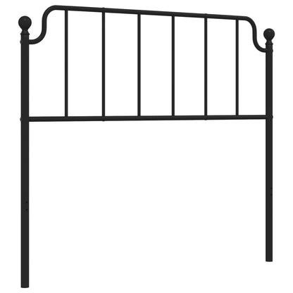 Testiera di Ricambio in Metallo Nero 107 cm