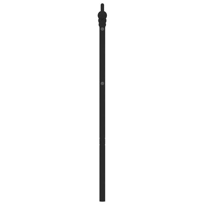 Testiera di Ricambio in Metallo Nero 135 cm