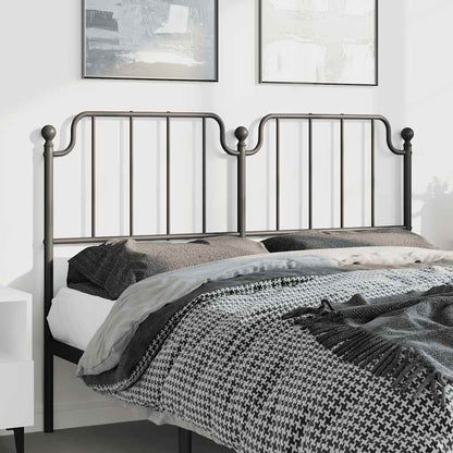 Testiera di Ricambio in Metallo Nero 135 cm