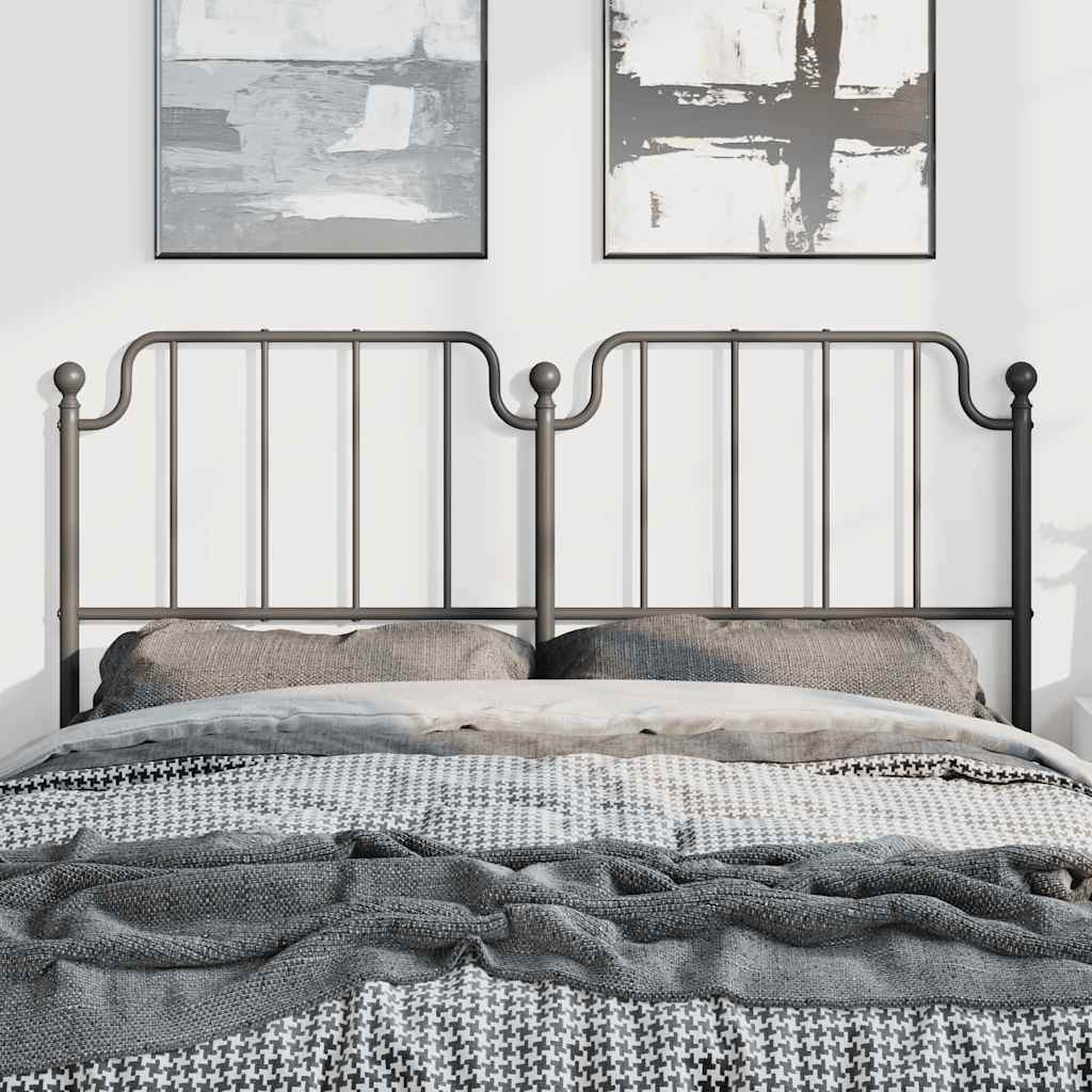 Testiera di Ricambio in Metallo Nero 150 cm