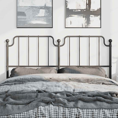 Testiera di Ricambio in Metallo Nero 150 cm