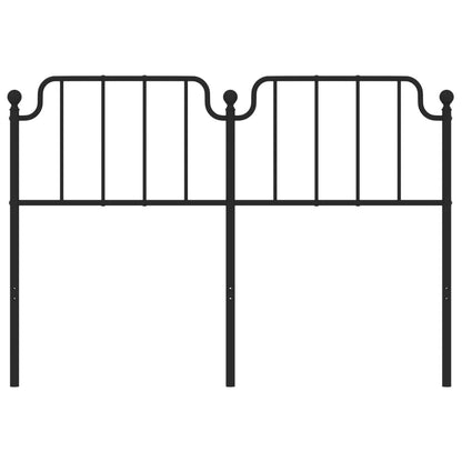 Testiera di Ricambio in Metallo Nero 160 cm