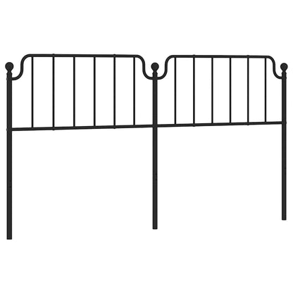 Testiera di Ricambio in Metallo Nero 180 cm