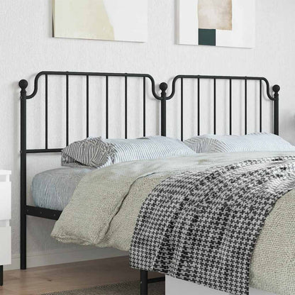 Testiera di Ricambio in Metallo Nero 180 cm