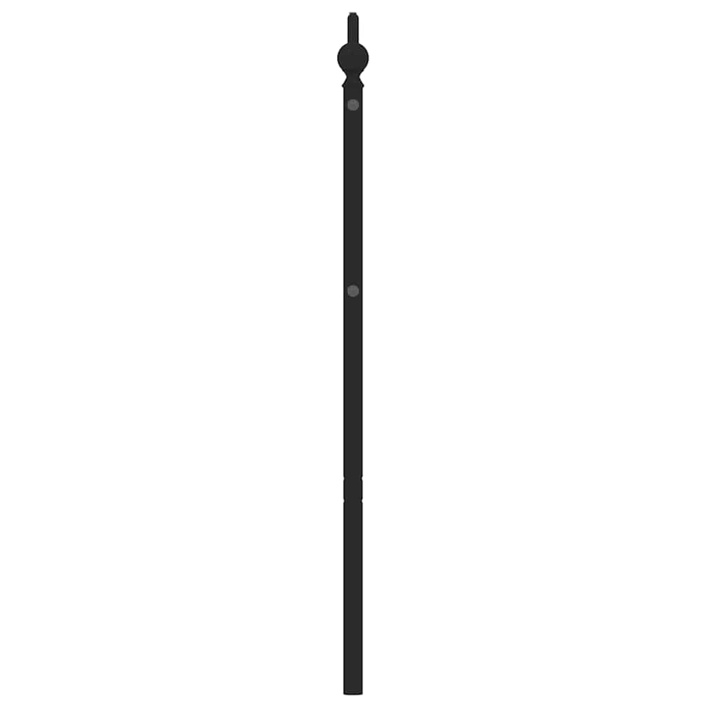 Testiera di Ricambio in Metallo Nero 193 cm