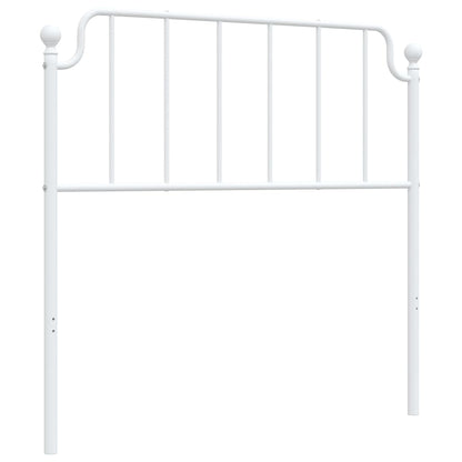 Testiera di Ricambio in Metallo Bianco 100 cm