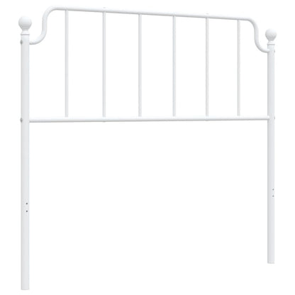 Testiera di Ricambio in Metallo Bianco 107 cm