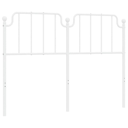 Testiera di Ricambio in Metallo Bianco 135 cm