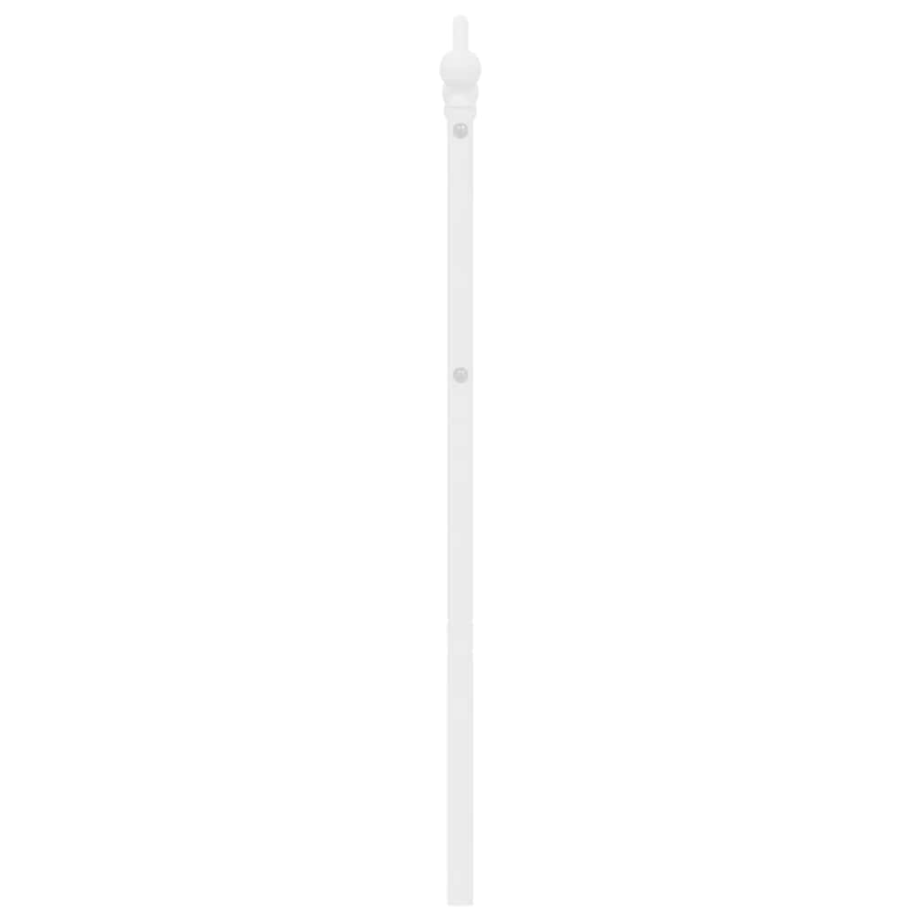 Testiera di Ricambio in Metallo Bianco 150 cm