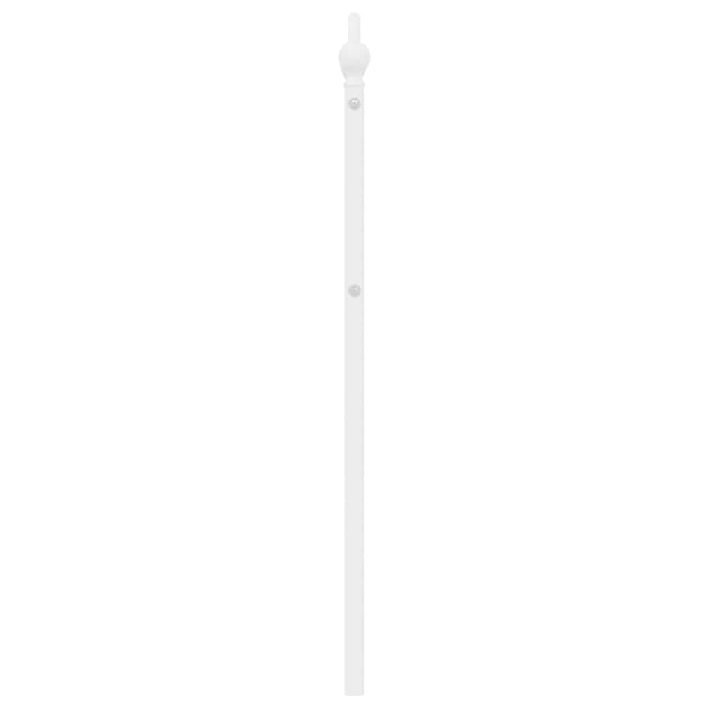 Testiera di Ricambio in Metallo Bianco 180 cm