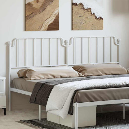 Testiera di Ricambio in Metallo Bianco 193 cm