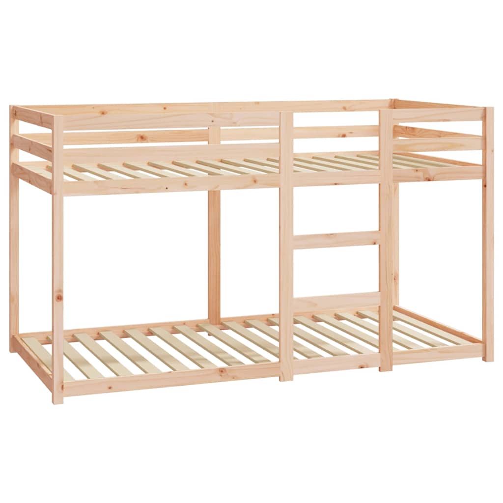 Letto a Castello senza Materasso 90x190 cm Legno di Pino