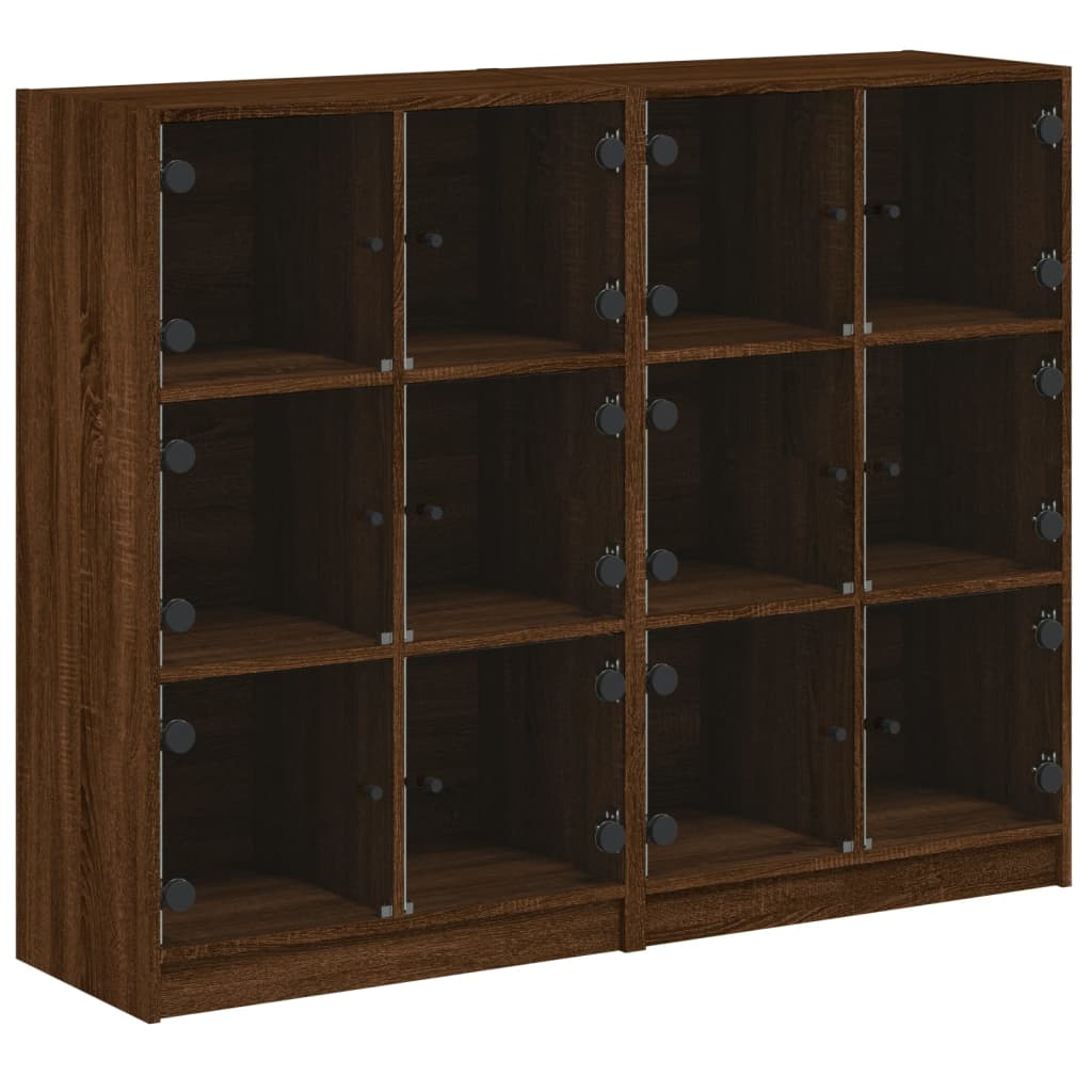 Libreria Ante Rovere Marrone 136x37x109 cm in Legno Multistrato