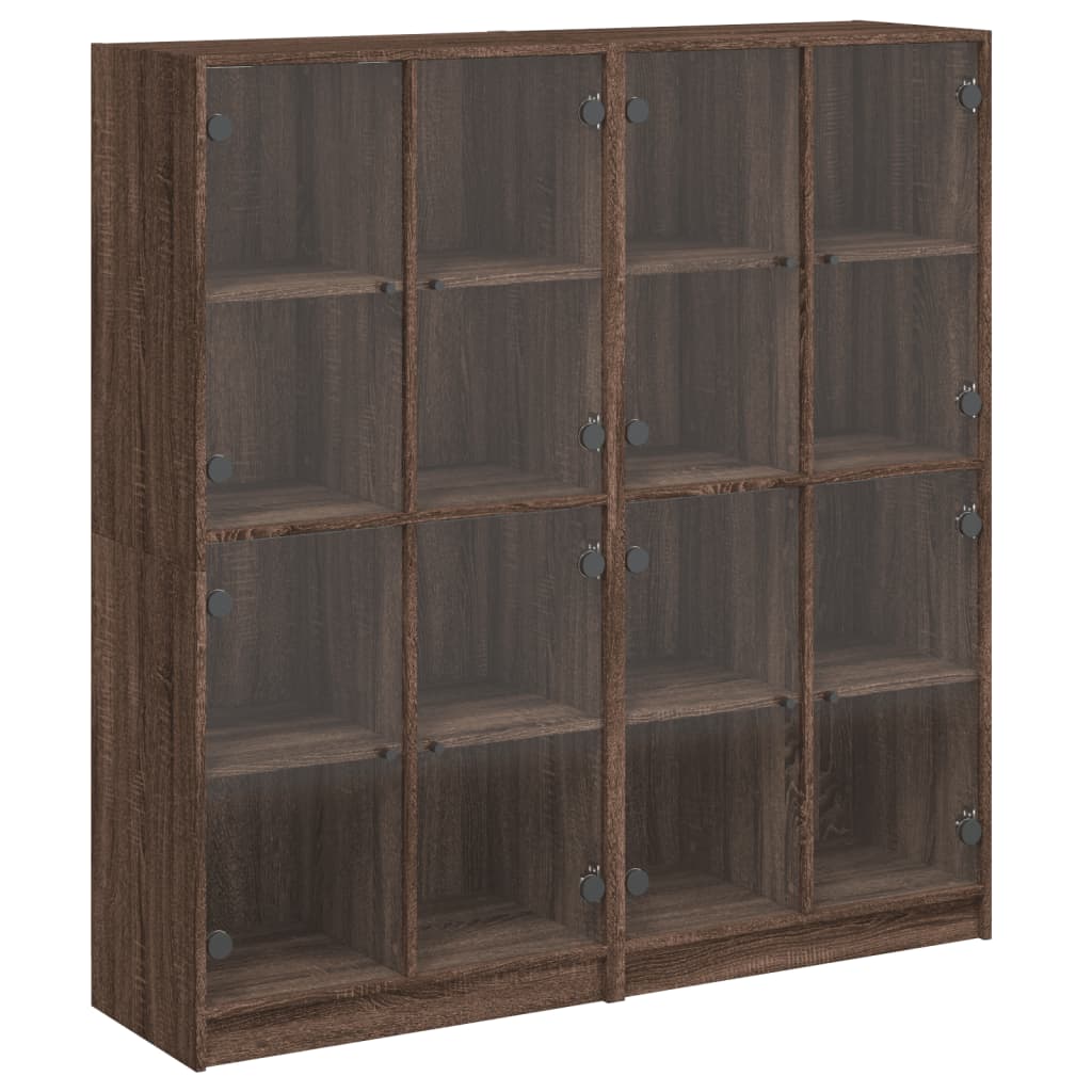 Libreria Ante Rovere Marrone 136x37x142 cm in Legno Multistrato