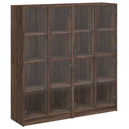 Libreria Ante Rovere Marrone 136x37x142 cm in Legno Multistrato