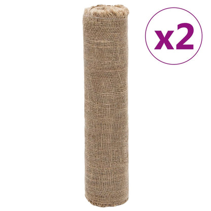 Rotoli in Iuta 2 pz 0,5x50 m 100% Iuta 200 gsm