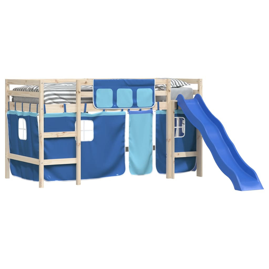 Tende per Letto a Soppalco Blu in Poliestere