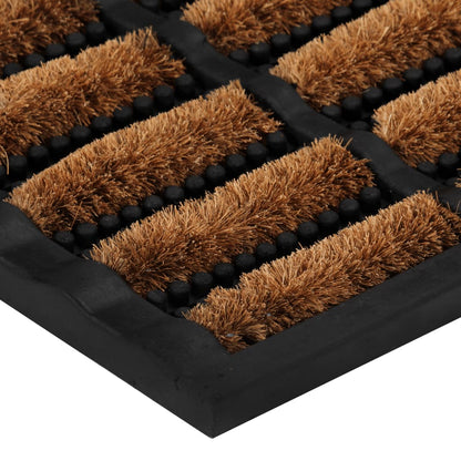 Zerbino Rettangolare 45x75 cm in Gomma e Fibra di Cocco