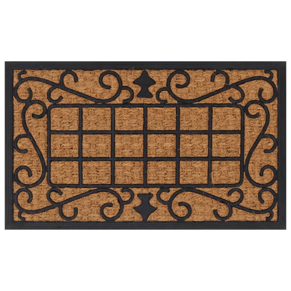 Zerbino Rettangolare 45x75 cm in Gomma e Fibra di Cocco