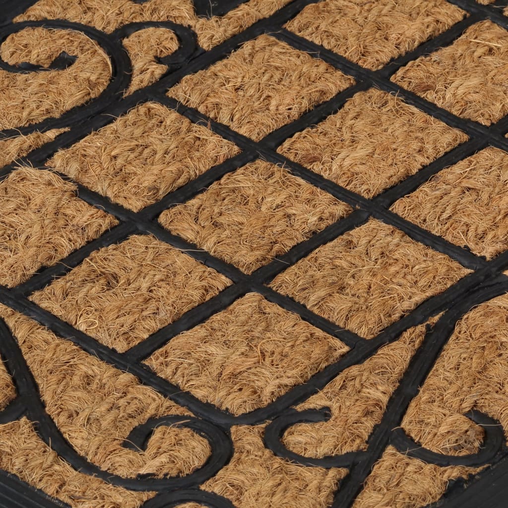 Zerbino Rettangolare 45x75 cm in Gomma e Fibra di Cocco