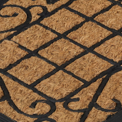 Zerbino Rettangolare 45x75 cm in Gomma e Fibra di Cocco