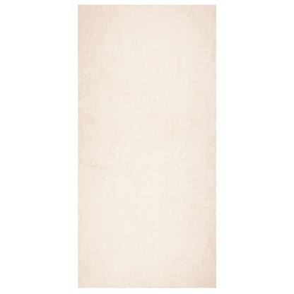 Tappeto a Pelo Corto HUARTE Morbido e Lavabile Beige 100x200 cm