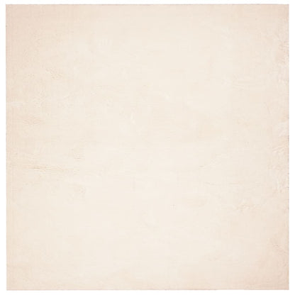 Tappeto a Pelo Corto HUARTE Morbido e Lavabile Beige 160x160 cm