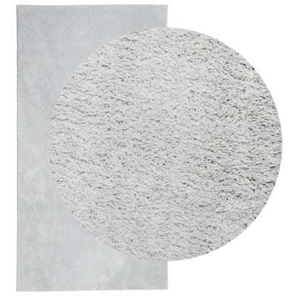Tappeto a Pelo Corto HUARTE Morbido e Lavabile Grigio 80x150 cm