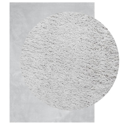 Tappeto a Pelo Corto HUARTE Morbido e Lavabile Grigio 200x280cm
